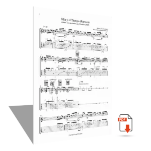 Sheet music <strong>“Silia y el Tiempo”</strong> – Vicente Amigo